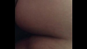 Latina girlfriend on her p. rides as I smoke