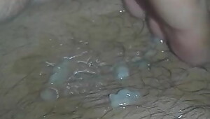X girlfriend playing with my sperms