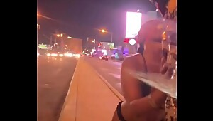 Pissed on her on the Vegas strip