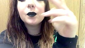 Babygirl_goth SFW Smoking Video