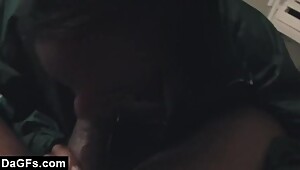 Ghetto Blowjob On The Balcony