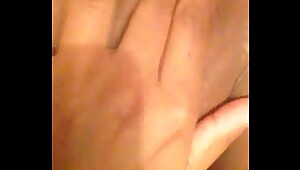 Ex gf fingers her pussy