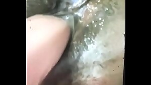 Wife dildo play wet pussy