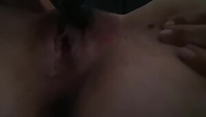 Amateur Girlfriend masturbating with a massager pt 2