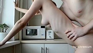 HORNY HOUSEWIFE'S FANTASY ABOUT HARD COCK. DREAMS COME TRUE!