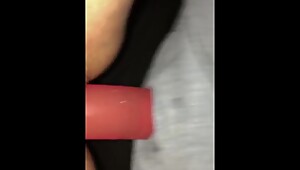Girlfriend fucks Tight Wet Pink Pussy W/ Strap