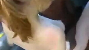 Black Stud Does A Petite Redhead