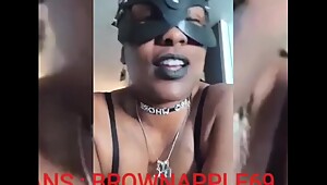 Ebony Queen of Spades BrownAppleBottom69