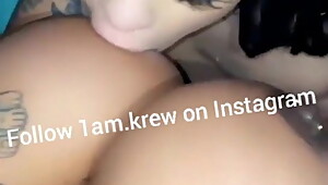 1am.krew watches his wife with another bad little bitch