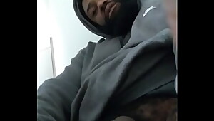 Beating my dick in my girlfriends best friends shower for her while they'_re in the kitchen talking about sex.she said she loves cum part 2