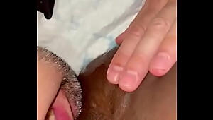 Ebony pee in mouth