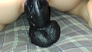 Gf big blck dildo