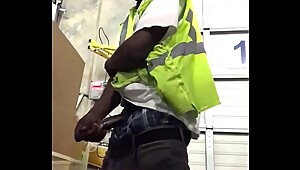 Jerking off at work