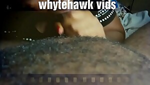 Whytehawk: sneaky head with slutty brothers ebony wife. She drank my cum twice